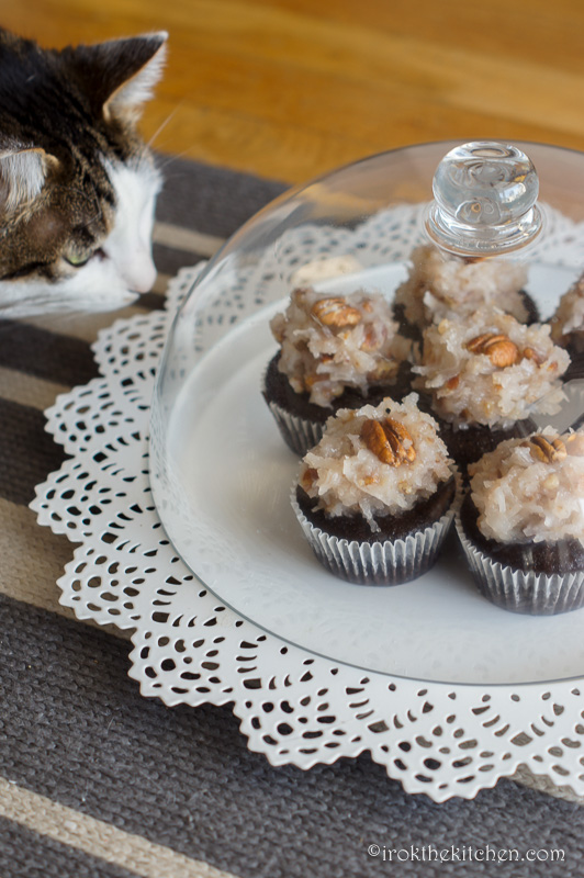German Chocolate Cupcakes (Vegan)-15