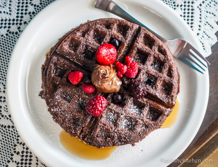Brownie Waffles-3