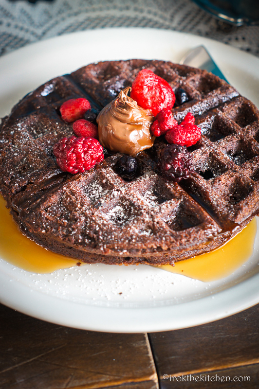 Brownie Waffles-5