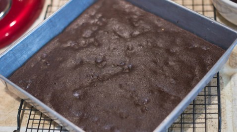 Unfrosted Zucchini Brownies